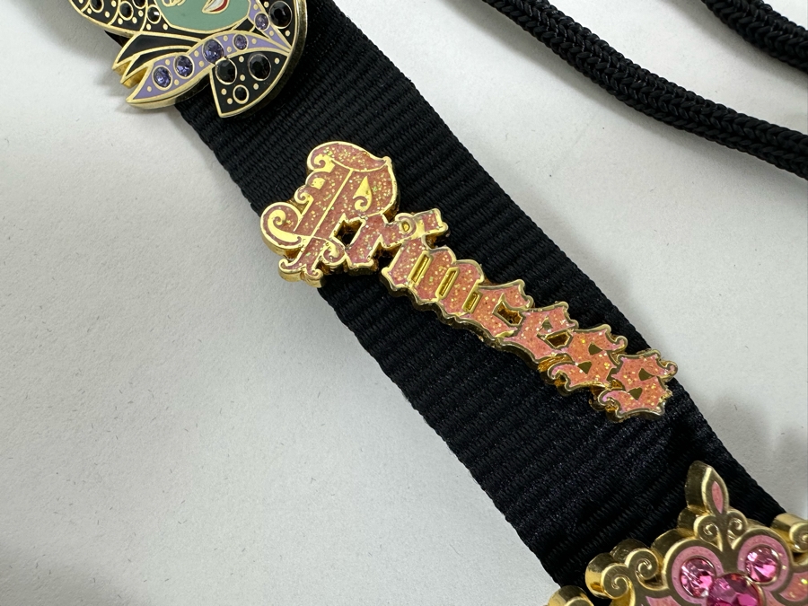 Collection Of Disneyland Lanyards With Disney Trading Pins - See Photos For Pins [Photo 14]