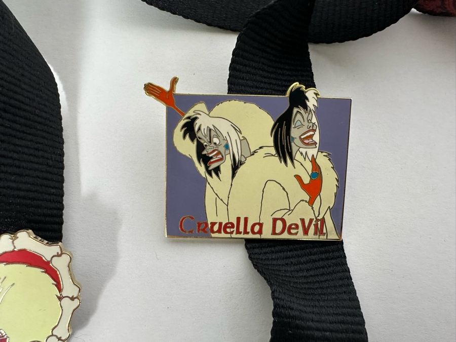 Collection Of Disneyland Lanyards With Disney Trading Pins - See Photos For Pins [Photo 5]