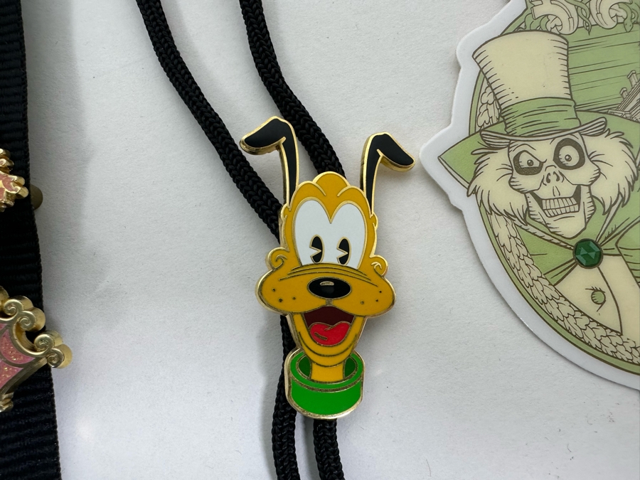 Collection Of Disneyland Lanyards With Disney Trading Pins - See Photos For Pins [Photo 21]