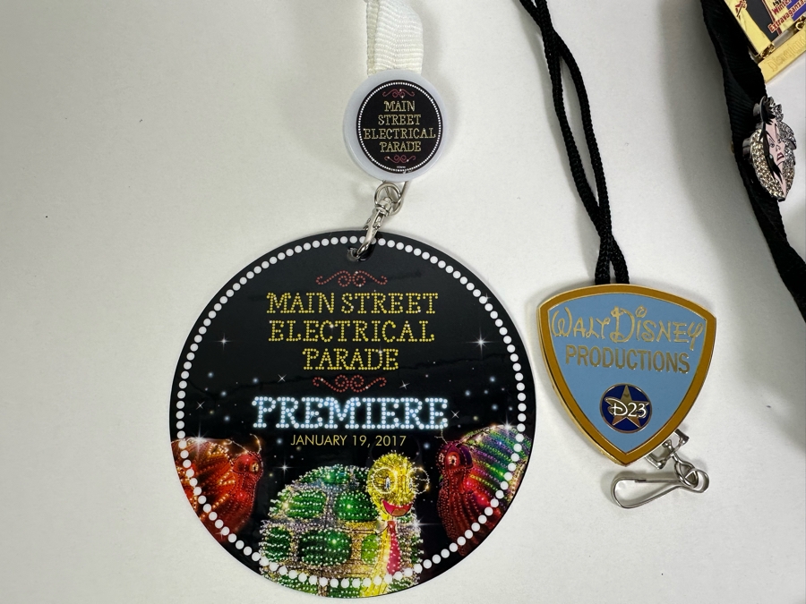 Collection Of Disneyland Lanyards With Disney Trading Pins - See Photos For Pins [Photo 26]