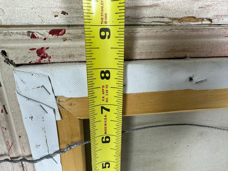 Original Signed Seascape Oil Painting On Canvas 10 X 8 In Gilt Wooden Frame 18 X 16.5 [Photo 8]