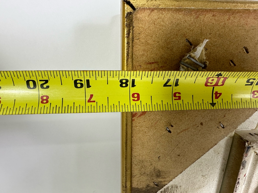 Original Signed Seascape Oil Painting On Canvas 10 X 8 In Gilt Wooden Frame 18 X 16.5 [Photo 9]