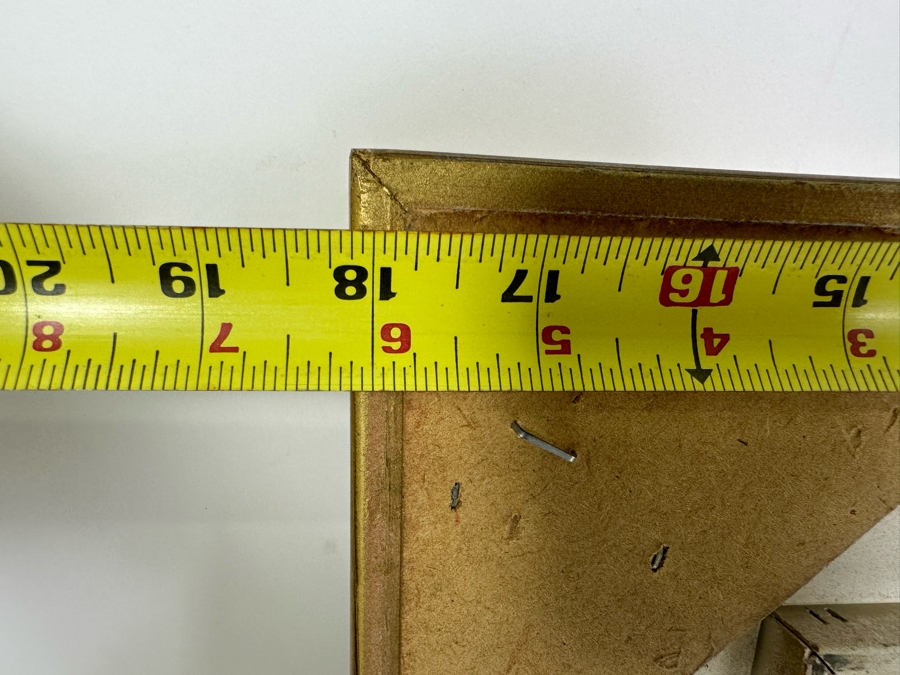 Original Signed Seascape Oil Painting On Canvas 10 X 8 In Gilt Wooden Frame 18 X 16.5 [Photo 9]