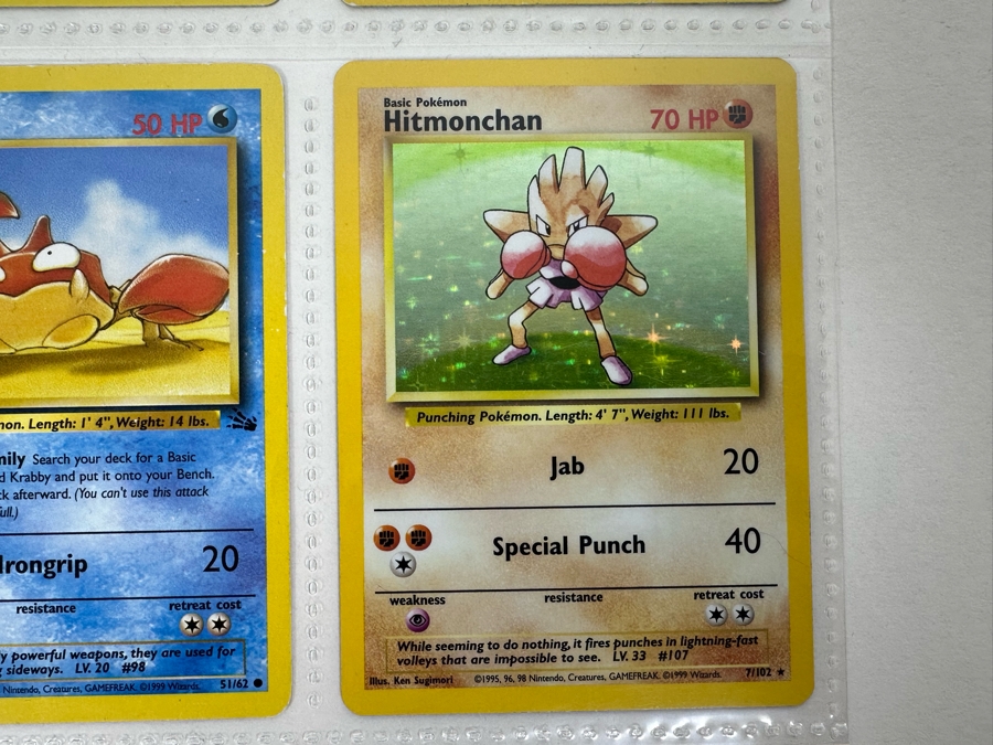Vintage Pokemon Cards - 18 Cards Stored In Protective Sleeves Ready For Grading With 1 Holographic Card [Photo 12]