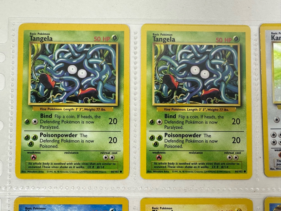 Vintage Pokemon Cards - 18 Cards Stored In Protective Sleeves Ready For Grading With 1 Holographic Card [Photo 2]