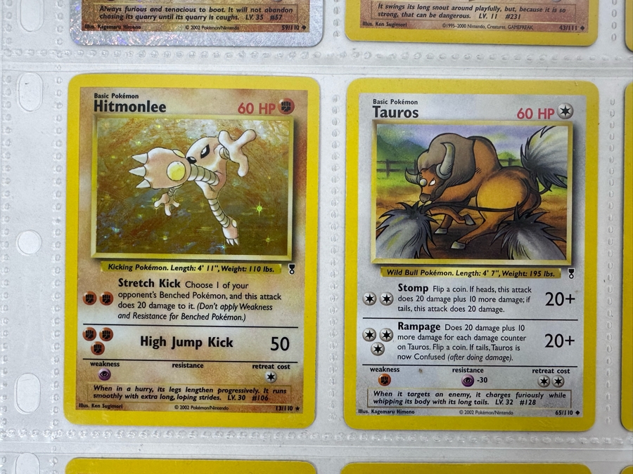 Vintage Pokemon Cards - 18 Cards Stored In Protective Sleeves Ready For Grading With 2 Holographic Cards [Photo 11]