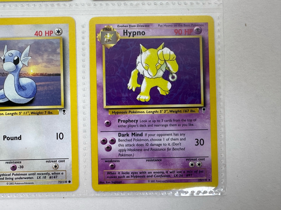 Vintage Pokemon Cards - 18 Cards Stored In Protective Sleeves Ready For Grading With 2 Holographic Cards [Photo 15]