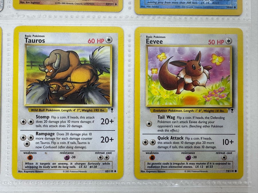 Vintage Pokemon Cards - 18 Cards Stored In Protective Sleeves Ready For Grading With 2 Holographic Cards [Photo 13]