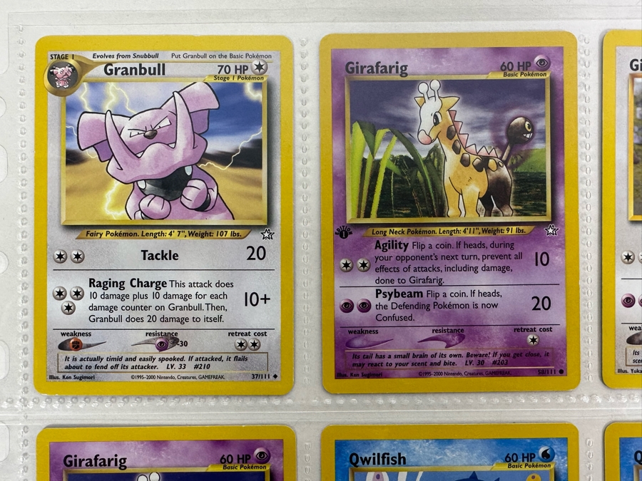 Vintage Pokemon Cards - 18 Cards Stored In Protective Sleeves Ready For Grading [Photo 2]