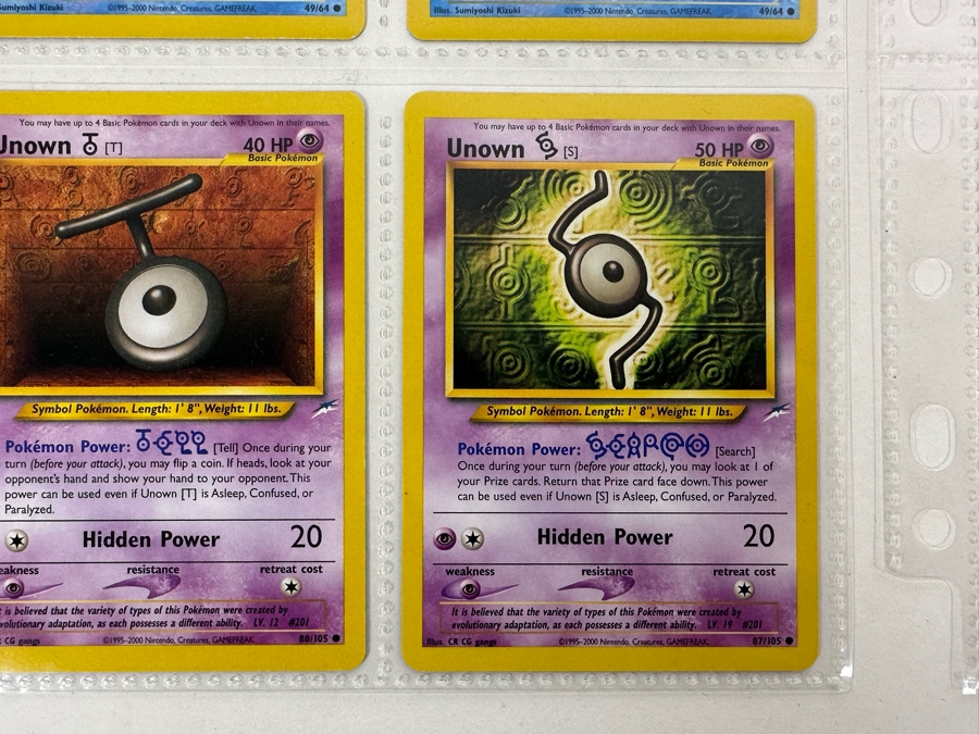 Vintage Pokemon Cards - 18 Cards Stored In Protective Sleeves Ready For Grading [Photo 7]