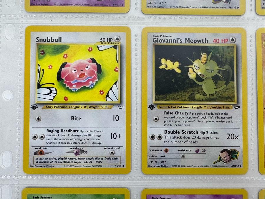 Vintage Pokemon Cards - 18 Cards Stored In Protective Sleeves Ready For Grading [Photo 10]