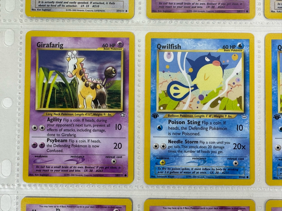Vintage Pokemon Cards - 18 Cards Stored In Protective Sleeves Ready For Grading [Photo 4]