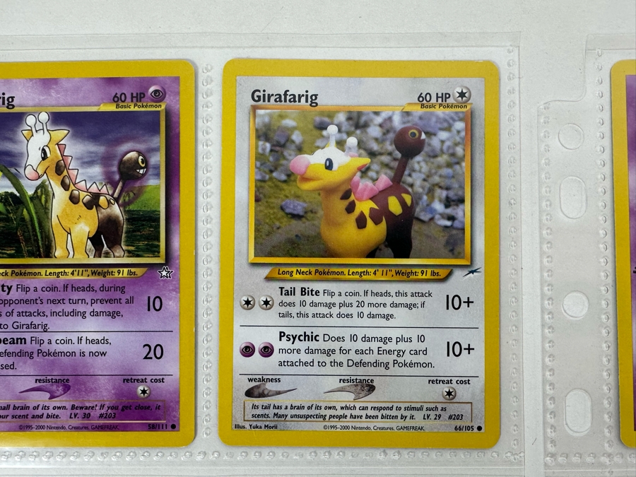 Vintage Pokemon Cards - 18 Cards Stored In Protective Sleeves Ready For Grading [Photo 3]