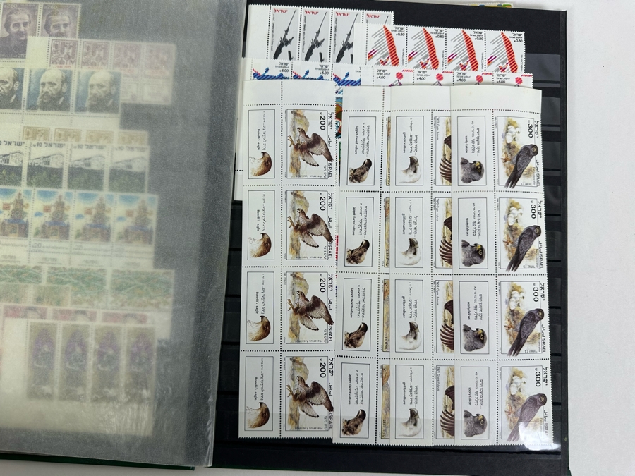 Large Collection Of Israeli Mint Postage Stamps In Binder - See Photos [Photo 7]