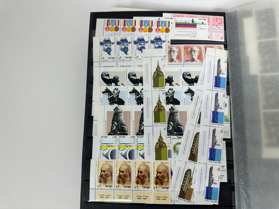Large Collection Of Israeli Mint Postage Stamps In Binder - See Photos [Photo 19]