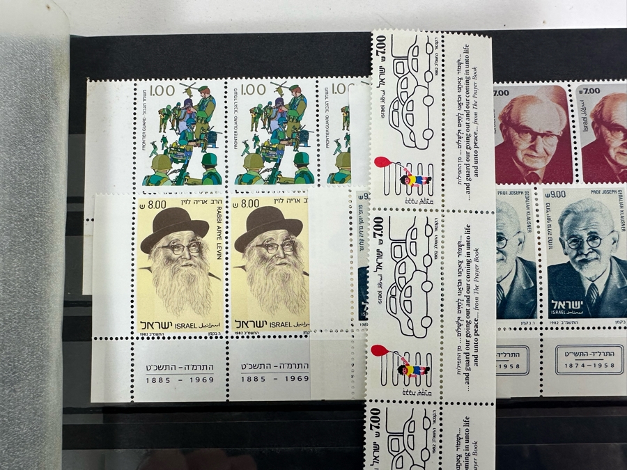 Large Collection Of Israeli Mint Postage Stamps In Binder - See Photos [Photo 22]