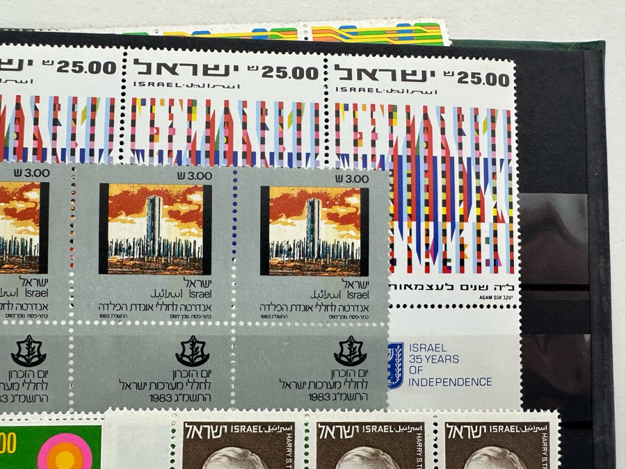 Large Collection Of Israeli Mint Postage Stamps In Binder - See Photos [Photo 15]