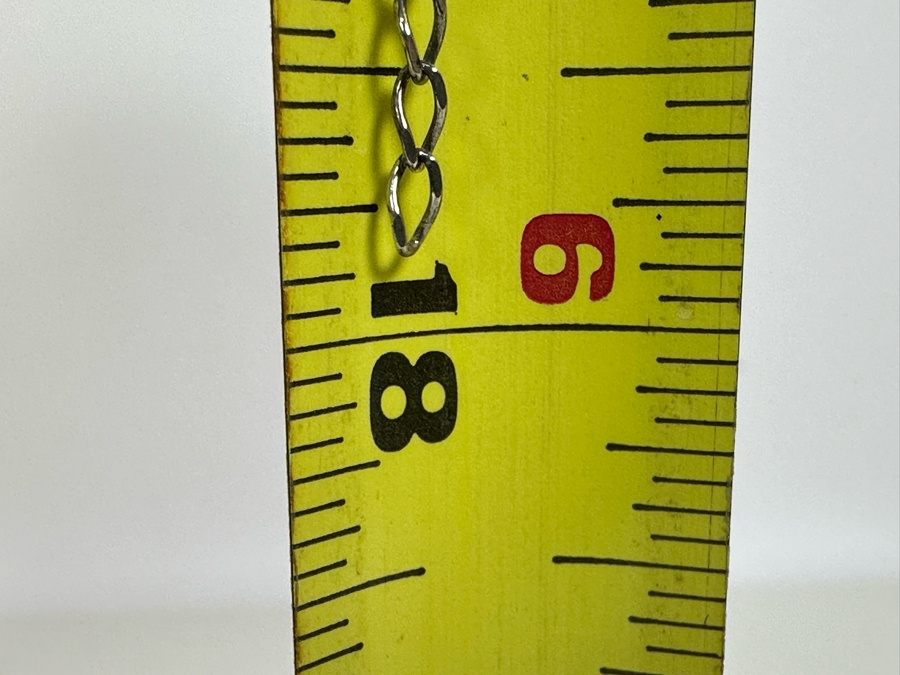 Sterling Silver Spinning Globe Pendant With Sterling Silver 18' Necklace 15.7g [Photo 18]