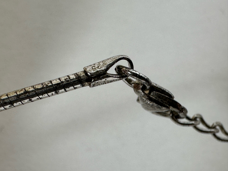 Sterling Silver Spinning Globe Pendant With Sterling Silver 18' Necklace 15.7g [Photo 16]