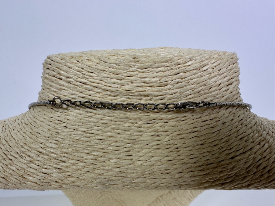 Sterling Silver Spinning Globe Pendant With Sterling Silver 18' Necklace 15.7g [Photo 12]