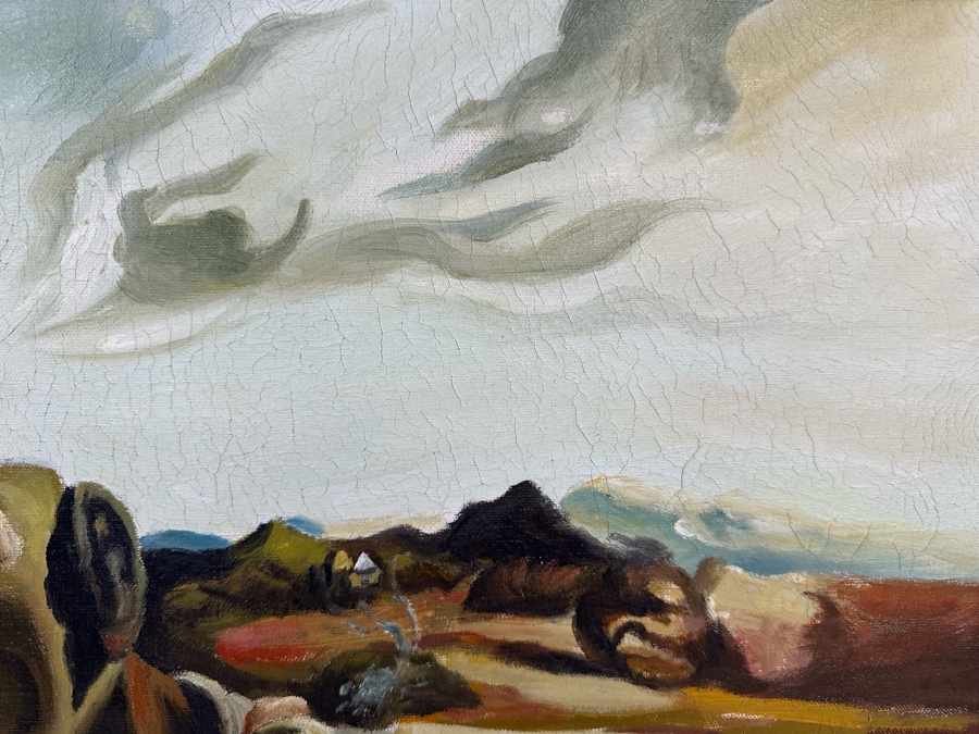 Original Oil Painting On Canvas After Salvador Dali's 'Autumn Cannibalism' 24 X 20 Framed [Photo 9]