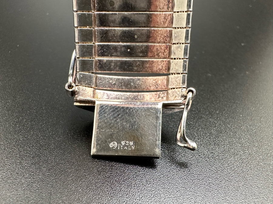 Sterling Silver Italian Bracelet 7.5L 33.2g [Photo 4]