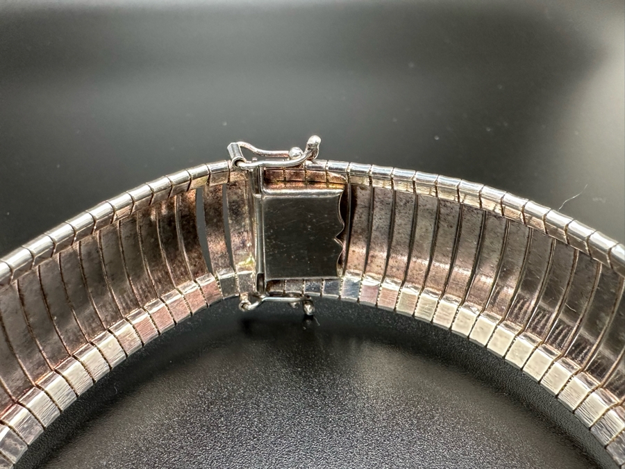 Sterling Silver Italian Bracelet 7.5L 33.2g [Photo 2]