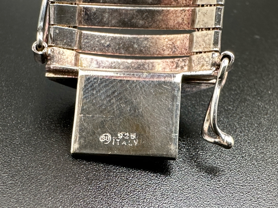 Sterling Silver Italian Bracelet 7.5L 33.2g [Photo 5]