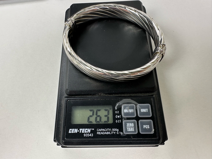 Sterling Silver Italian Bracelet 2.75W 26.3g [Photo 7]