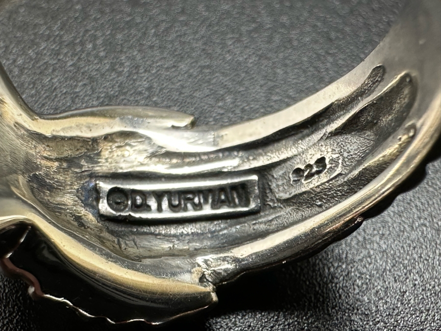 Sterling Silver & 18K Gold David Yurman Ring Size 6 7.3g [Photo 6]