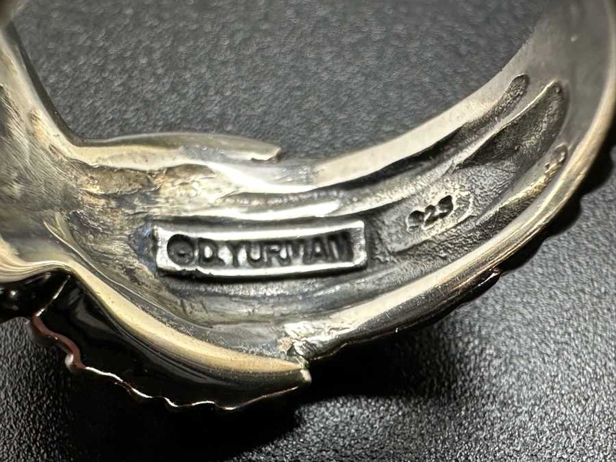 Sterling Silver & 18K Gold David Yurman Ring Size 6 7.3g [Photo 5]