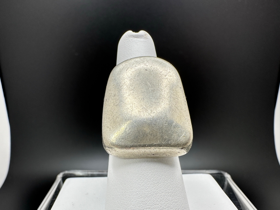 Sterling Silver Modernist Ring Size 7 16.3g [Photo 4]