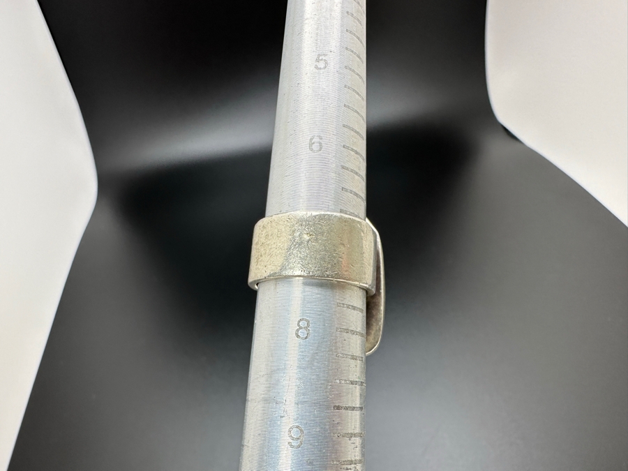 Sterling Silver Modernist Ring Size 7 16.3g [Photo 8]