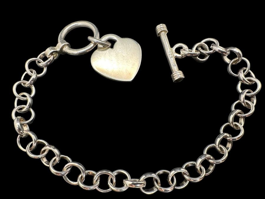 Sterling Silver Bracelet 7L 13.4g