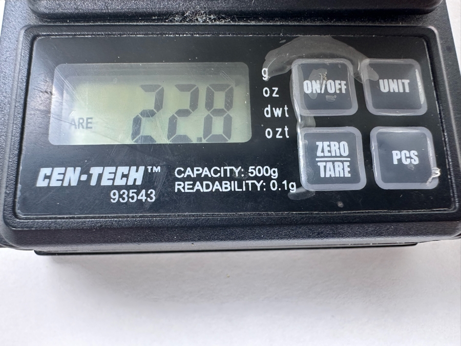 Vintage Sterling Silver Pendant With 17'L Sterling Silver Necklace 22.8g [Photo 3]