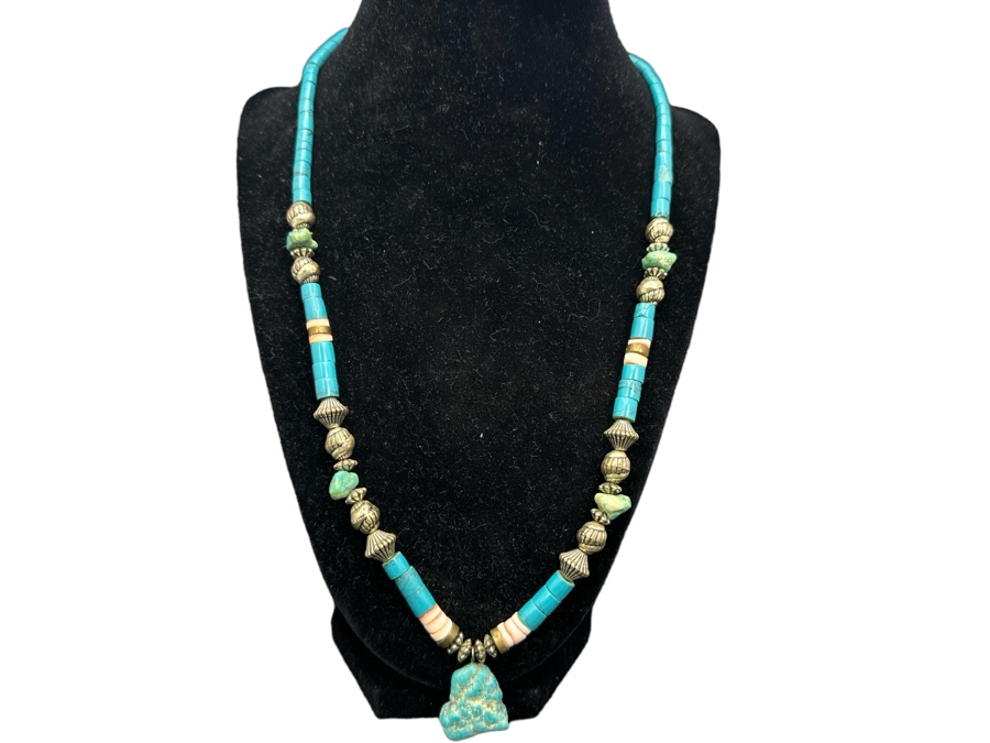 21' Turquoise Necklace