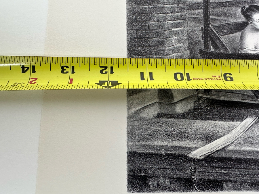 Lawrence Beall Smith (1909-1995, American) Hand Signed Limited Edition 1938 Lithograph Titled 'Pent House' Edition Of 75 11.5 X 10 [Photo 15]