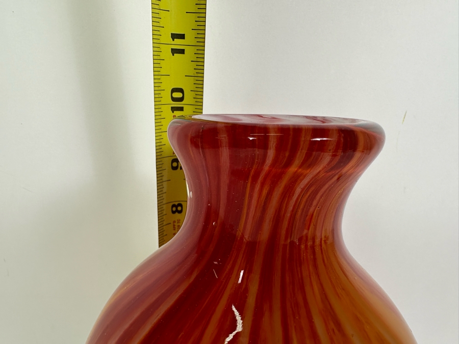 Art Glass Vase 10H [Photo 8]