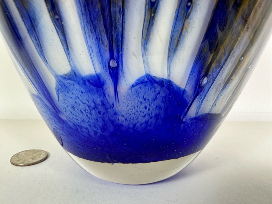 Art Glass Vase 10H [Photo 5]