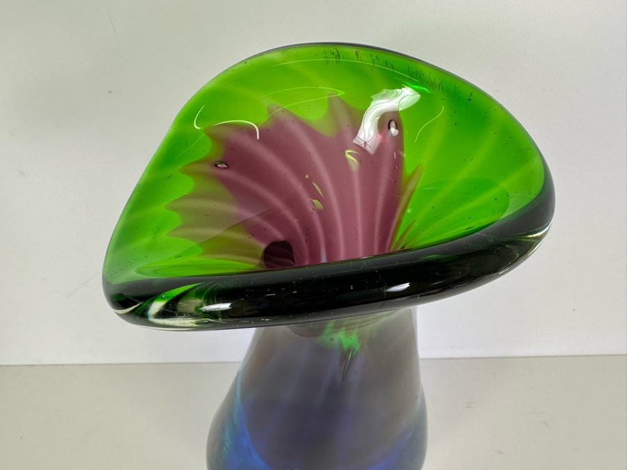 Murano Italian Art Glass Vase 17H [Photo 7]