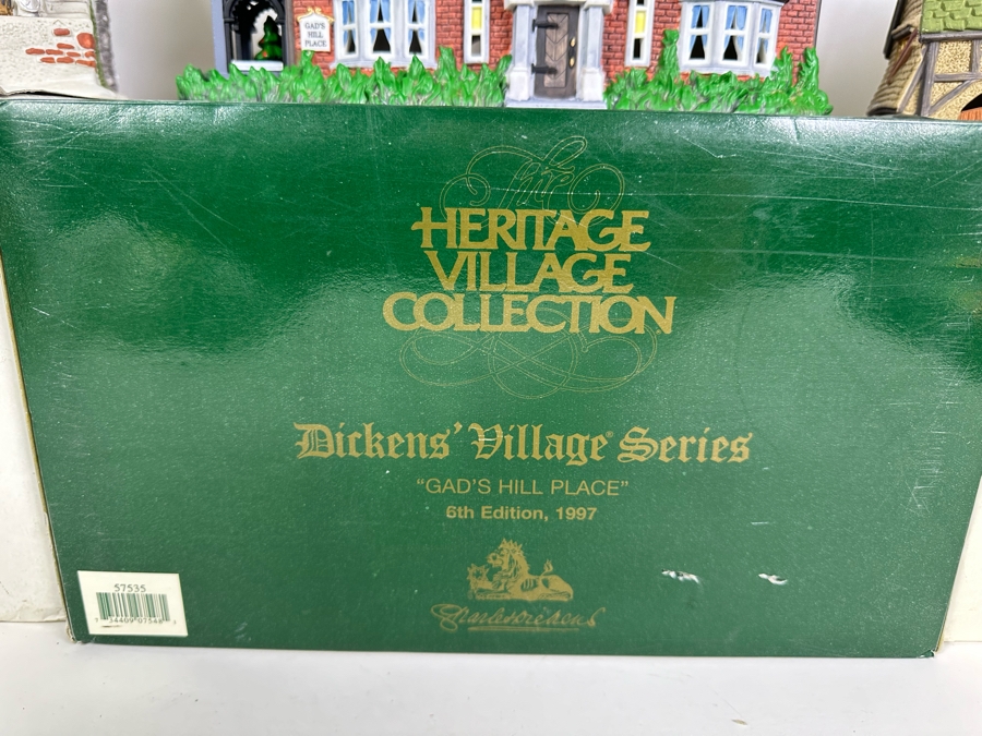 Set Of Three The Heritage Village Collection Dickens' Village Series Department 56 [Photo 5]