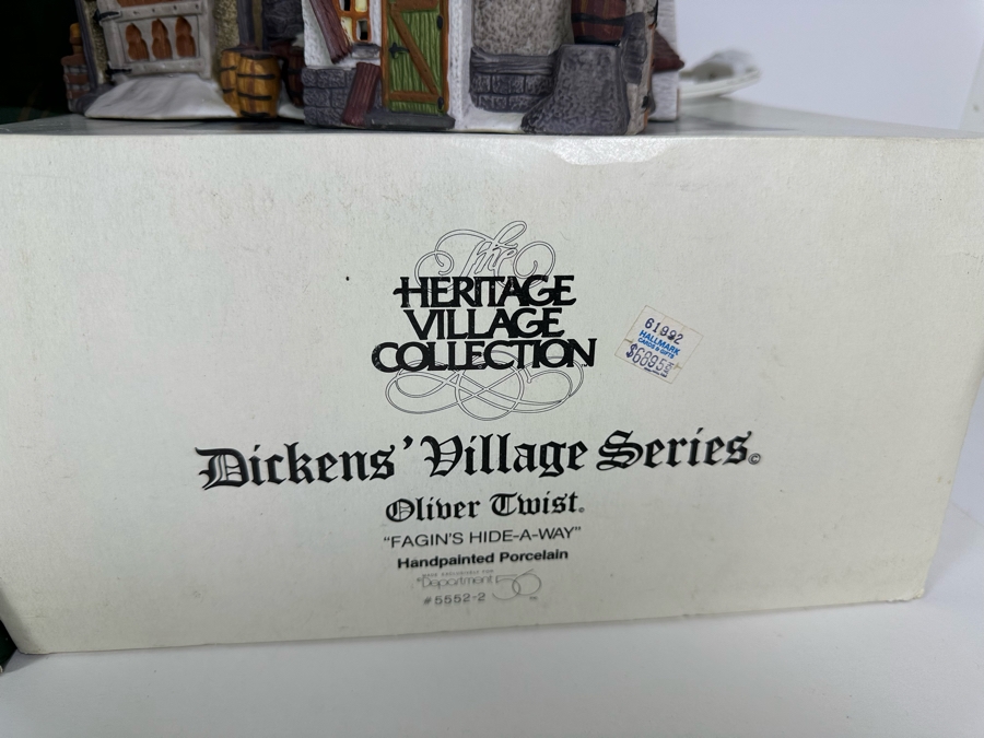 Set Of Three The Heritage Village Collection Dickens' Village Series Department 56 [Photo 7]