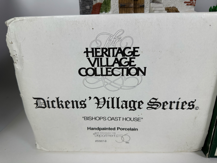 Set Of Three The Heritage Village Collection Dickens' Village Series Department 56 [Photo 6]