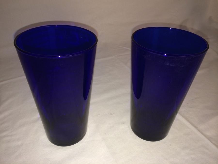 (7) Blue Glass Lot [Photo 6]