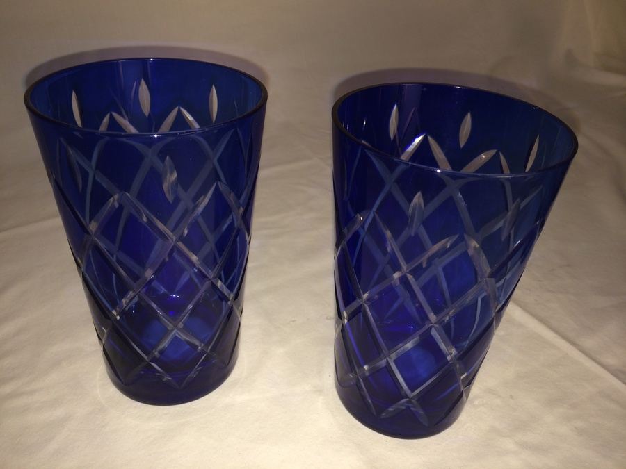 (7) Blue Glass Lot [Photo 4]