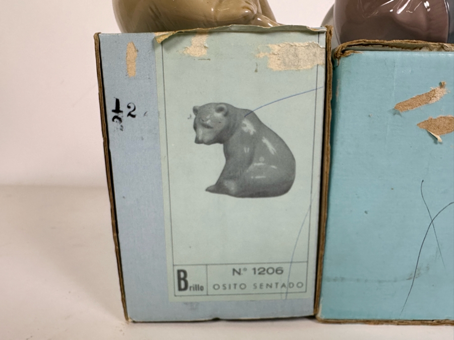 Pair Of Lladro Figurines With Boxes [Photo 9]