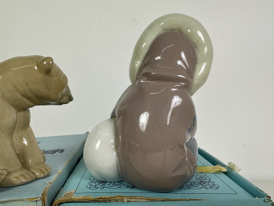 Pair Of Lladro Figurines With Boxes [Photo 6]