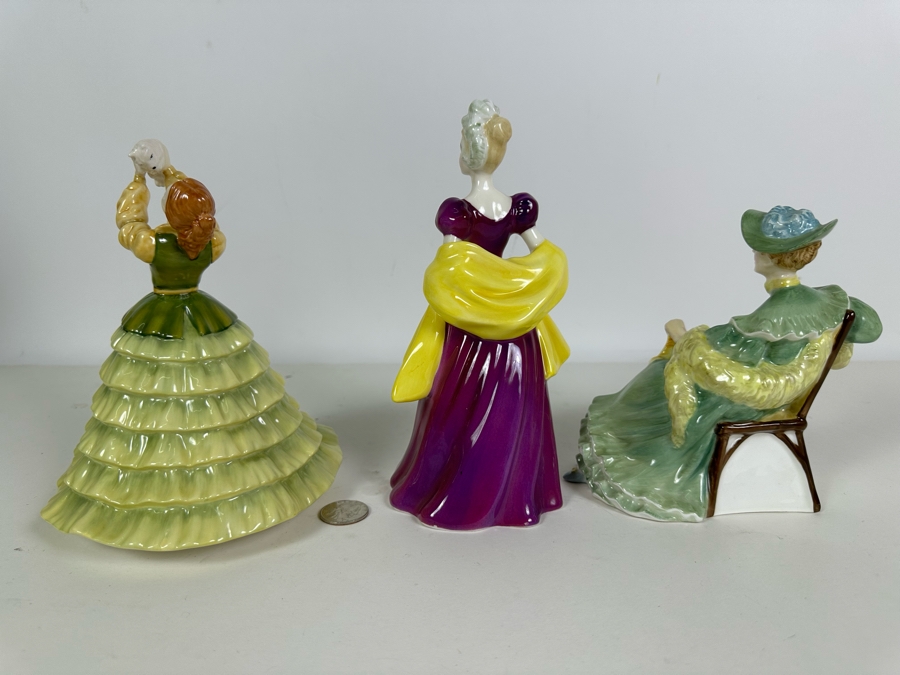 Three Royal Doulton Figurines: Ascot HN2356, Loretta HN2337 & Pretty Ladies Emily HN4841 [Photo 9]
