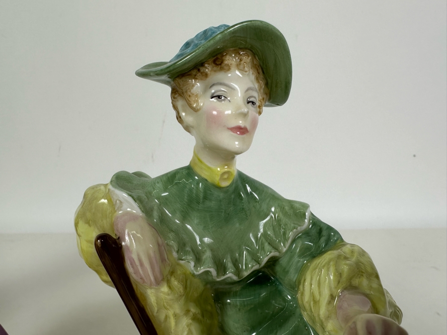 Three Royal Doulton Figurines: Ascot HN2356, Loretta HN2337 & Pretty Ladies Emily HN4841 [Photo 3]