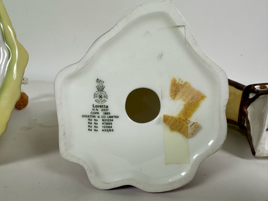 Three Royal Doulton Figurines: Ascot HN2356, Loretta HN2337 & Pretty Ladies Emily HN4841 [Photo 12]